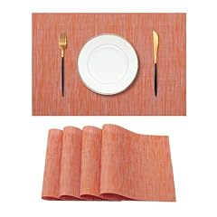 Leetaltree orange placemats for sale  Delivered anywhere in USA 