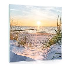 Glasbild strand meer gebraucht kaufen  Wird an jeden Ort in Deutschland