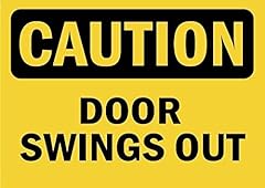 Caution door swings for sale  Delivered anywhere in UK