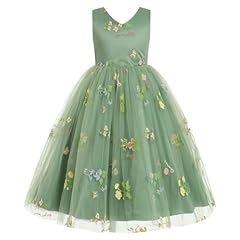 Girls floral embroidery for sale  Delivered anywhere in USA 