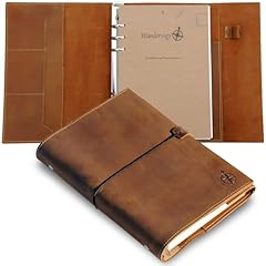Wanderings leather binder for sale  Delivered anywhere in USA 