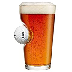 BenShot Pint Glass with Real Golf Ball - Made in the for sale  Delivered anywhere in USA 