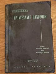 Commer maintenance handbook for sale  Delivered anywhere in UK