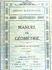 Manuel géométrie d'occasion  Livré partout en France