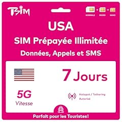 Carte sim usa d'occasion  Livré partout en France