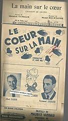 Main coeur. chanson d'occasion  Livré partout en France