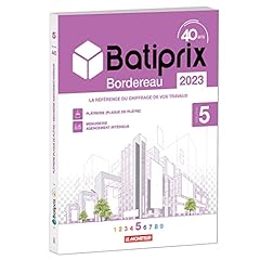 Batiprix bordereau 2023 d'occasion  Livré partout en France