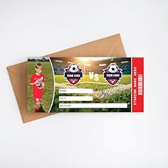 Customised football ticket for sale  Delivered anywhere in UK