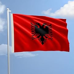Bandiera albania 100x150 usato  Spedito ovunque in Italia 