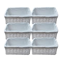 Arpan white wicker for sale  Delivered anywhere in UK