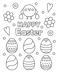 Easter colouring pages for sale  Delivered anywhere in UK