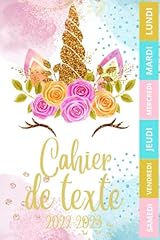 Cahier texte 2022 d'occasion  Livré partout en France