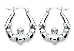 Sterling silver claddagh for sale  Delivered anywhere in UK
