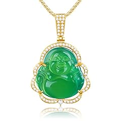 Buddha necklace green for sale  Delivered anywhere in USA 