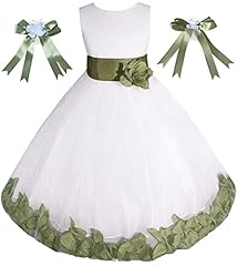 Little girls white for sale  Delivered anywhere in USA 