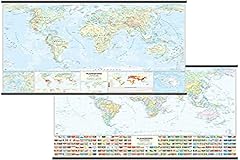 Carta geografica fisico usato  Spedito ovunque in Italia 