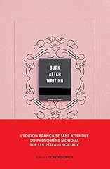 Burn after writing d'occasion  Livré partout en Belgiqu