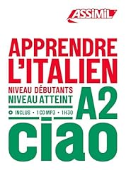 Apprendre italien niveau d'occasion  Livré partout en France
