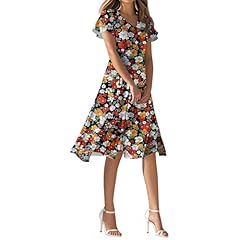 Neck dresses women for sale  Delivered anywhere in UK