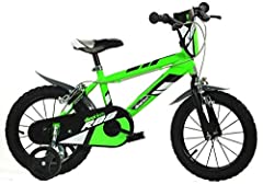 Usato, Dino Bikes Bici Bimbo 14" 4-7 anni verde usato  Spedito ovunque in Italia 