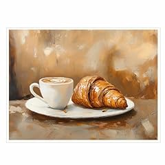 Latte croissant wall for sale  Delivered anywhere in USA 