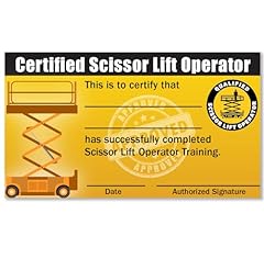 Certified scissor lift for sale  Delivered anywhere in UK