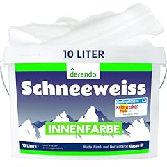 Derendo schneeweiss wandfarbe gebraucht kaufen  Wird an jeden Ort in Deutschland