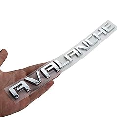 Chrome avalanche nameplate for sale  Delivered anywhere in USA 