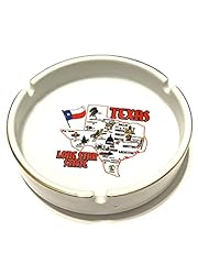 Texas porcelain ashtray for sale  Delivered anywhere in USA 