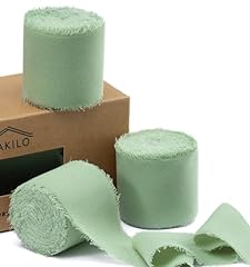 Sage green ribbon for sale  Delivered anywhere in UK