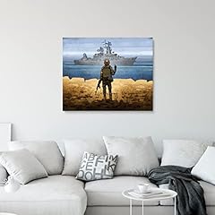 Used, Russian Warship Go F**k Yourself Canvas, Vintage Ukraine for sale  Delivered anywhere in Canada