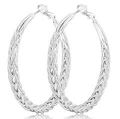 Senteria silver hoop for sale  Delivered anywhere in USA 