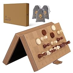 Leather magnetic chess for sale  Delivered anywhere in USA 
