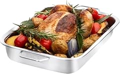 Stainless steel roasting for sale  Delivered anywhere in UK