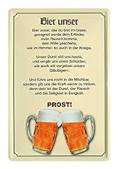 Bier blechschild retro gebraucht kaufen  Wird an jeden Ort in Deutschland