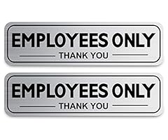2pcs employees sign for sale  Delivered anywhere in USA 