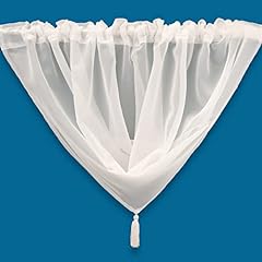 Plain tasseled voile for sale  Delivered anywhere in UK