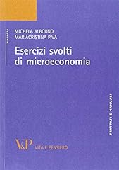 Esercizi svolti microeconomia usato  Spedito ovunque in Italia 