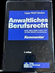 Anwaltliches berufsrecht bora gebraucht kaufen  Wird an jeden Ort in Deutschland