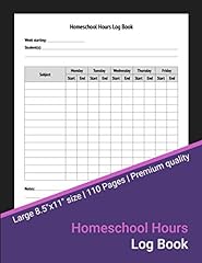 Homeschool hours log for sale  Delivered anywhere in USA 