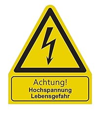 Aufkleber achtung hochspannung gebraucht kaufen  Wird an jeden Ort in Deutschland