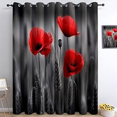 Blackout curtains red for sale  Delivered anywhere in UK