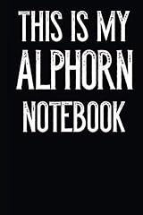 Alphorn notebook for sale  Delivered anywhere in USA 