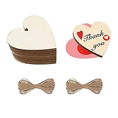 Pcs wooden hearts for sale  Delivered anywhere in Ireland