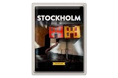Tin sign sweden for sale  Delivered anywhere in UK