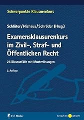 Examensklausurenkurs zivil str gebraucht kaufen  Wird an jeden Ort in Deutschland