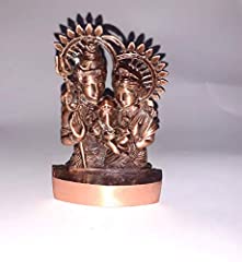 Shiva Parvati Ganesh Idol Shiv Parivar Murti Statue, used for sale  Delivered anywhere in Canada