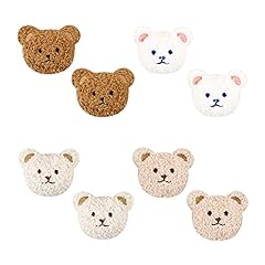 8pcs bear embroidery for sale  Delivered anywhere in UK