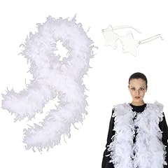 White feather boa for sale  Delivered anywhere in UK