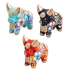 Novica ceramic bull for sale  Delivered anywhere in UK